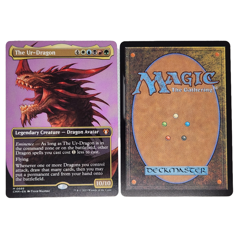 The Ur-Dragon (Borderless) - Commander Masters (CMM)