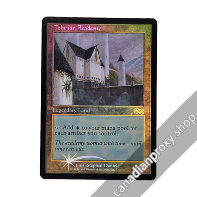 Tolarian Academy Foil Proxy